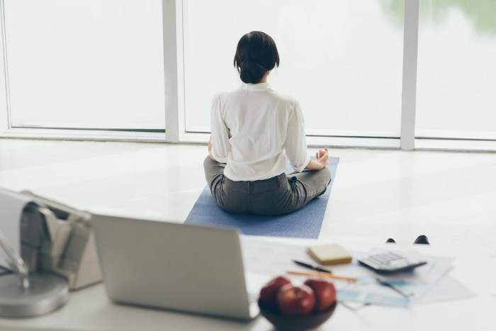 Meditation workplace implementing mindful into alka dhillon